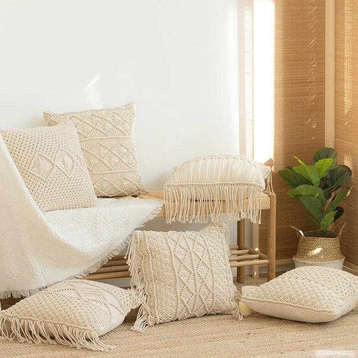 Kail Boho Woven Pillow Case